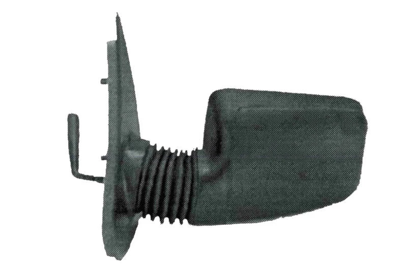 Image of PRASCO PG0557114 Wing mirror Left, black, Manual, Plan Outside Mirror (50)