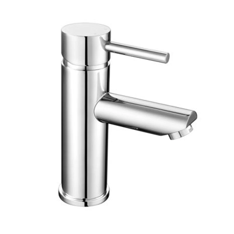 Image of Balterley Round Mono Basin Mixer Tap Push Button Waste Chrome Silver unisex