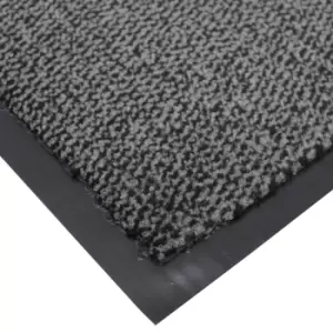 Image of JVL Heavy Duty Commodore Backed Barrier Door Floor Mat Green/Black 60 x 80 cm