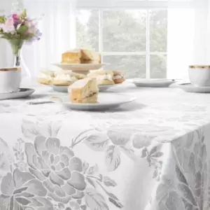 Image of Green & Sons Grace Table Cloth 70" Silver