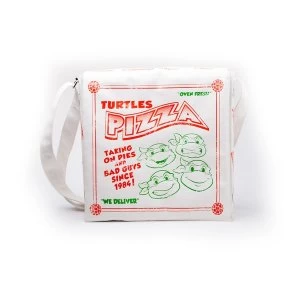 image of Teenage Mutant Ninja Turtles (Tmnt) - Pizza Box Unisex Messenger Bag Bag - White