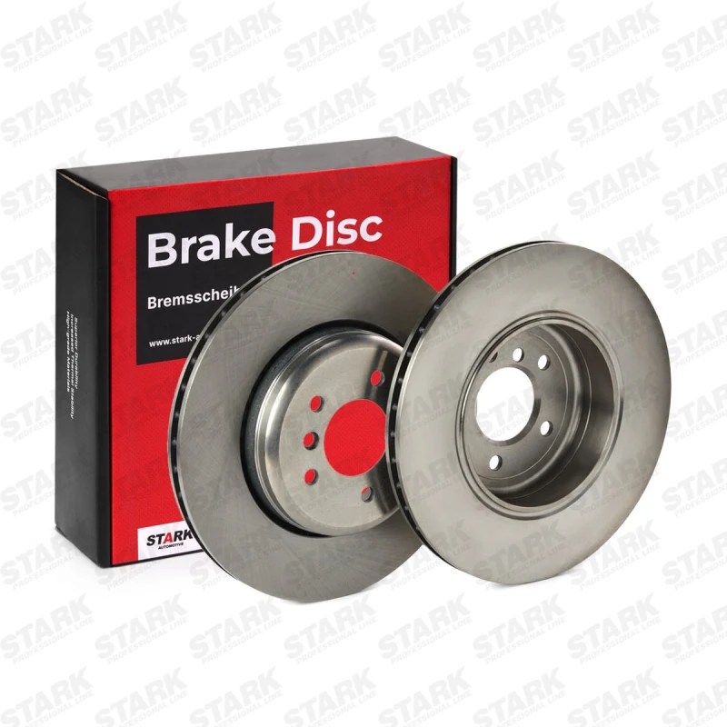 Image of STARK SKBD-0022281 Brake disc Rear Axle, Vented, Cast Iron, Uncoated, Untreated, without bolts/screws Cast Iron Brake Disc (82)