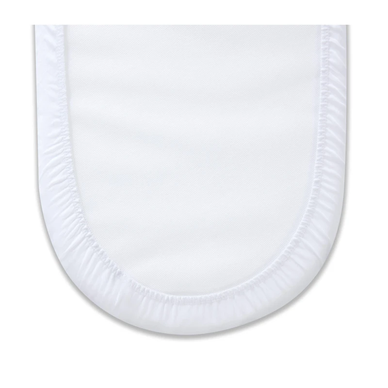 Image of Clair de Lune Palm Moses Basket Mattress Protector