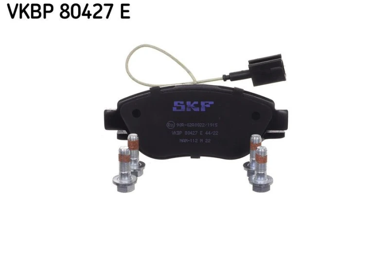 Image of SKF VKBP 80427 E Brake pad set incl. wear warning contact Brake Pad Set,disc brake (402)