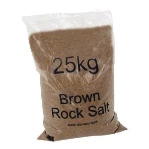 image of Dry Brown Rock Salt 25kg Pack of 20 384072