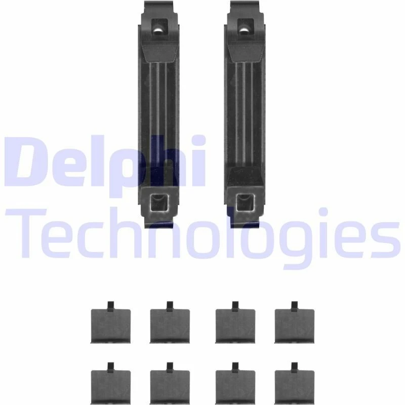 Image of DELPHI Brake pad fitting kit DELPHI LX0704