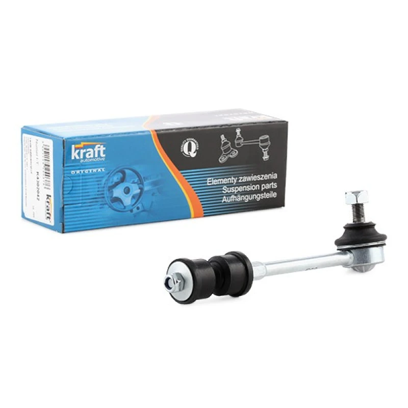 Image of KRAFT 4302042 Anti-roll bar link Rear Axle both sides Link Stabiliser (3229)