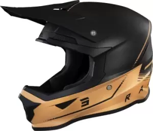 Shot Furious Raw 3.0 Motocross Helmet, Black Size M black, Size M