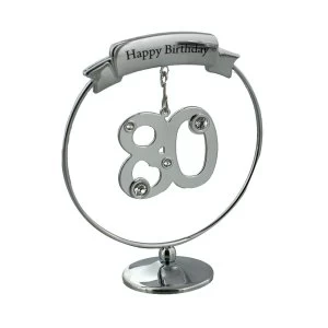 Image of Crystocraft 80th Birthday Ornament