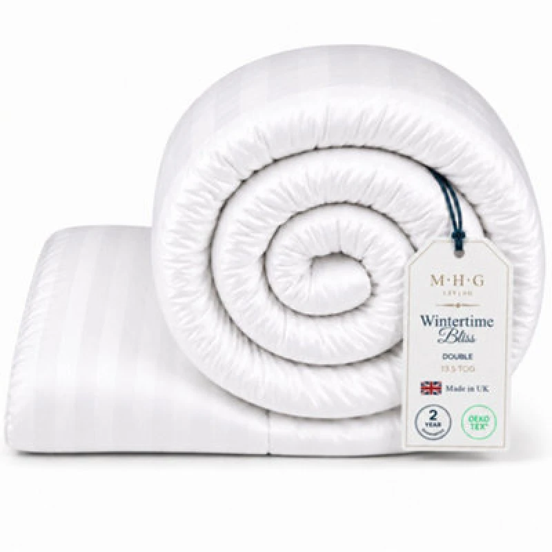 Image of MHG Living MHG Living Double White Warm Winter Hollowfibre Duvet 13.5 Tog - Wilko White