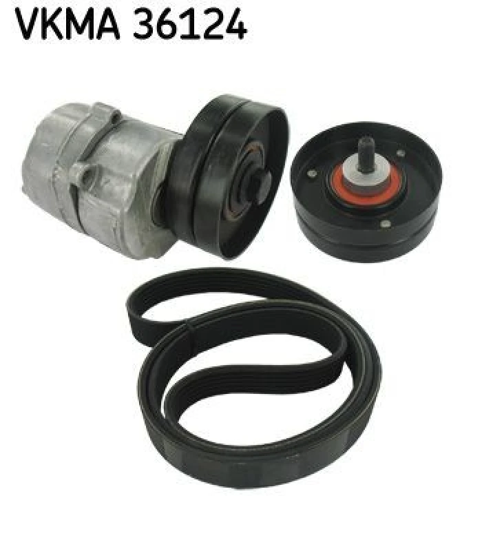 Image of SKF V-Ribbed Belt Set SKF VKMA 36124