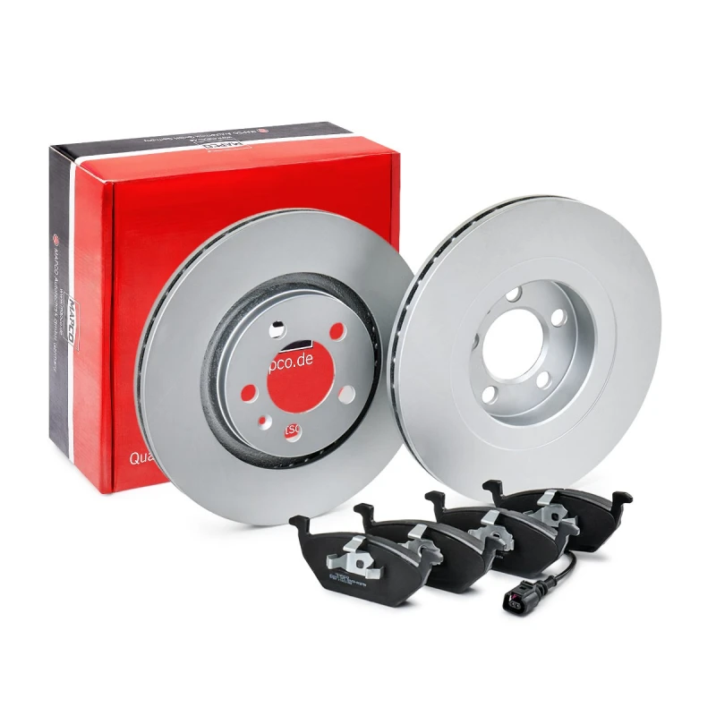 Image of Brake discs and pads set MAPCO 47857HPS