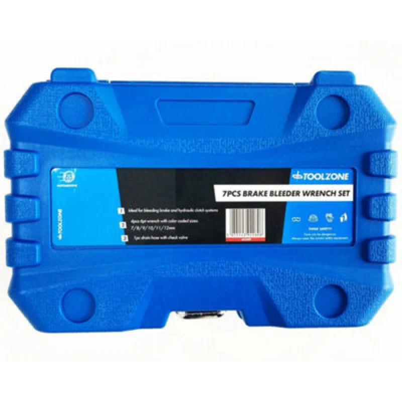Image of Toolzone 7 Piece Brake Bleeder Wrench Set KDPAU349