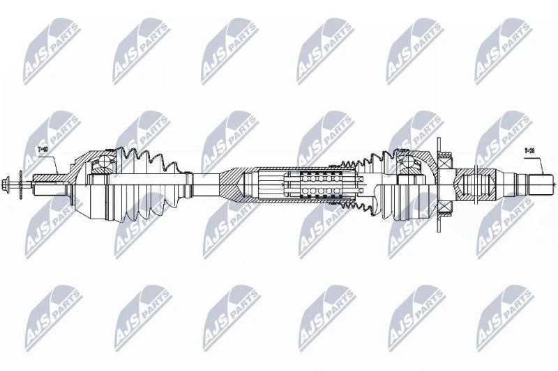 Image of NTY Drive shaft NTY NPW-VV-057
