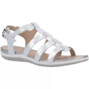 image of Geox Womens D Sand.Vega A Brilliant Leather Summer Sandals UK Size 5 (EU 38)