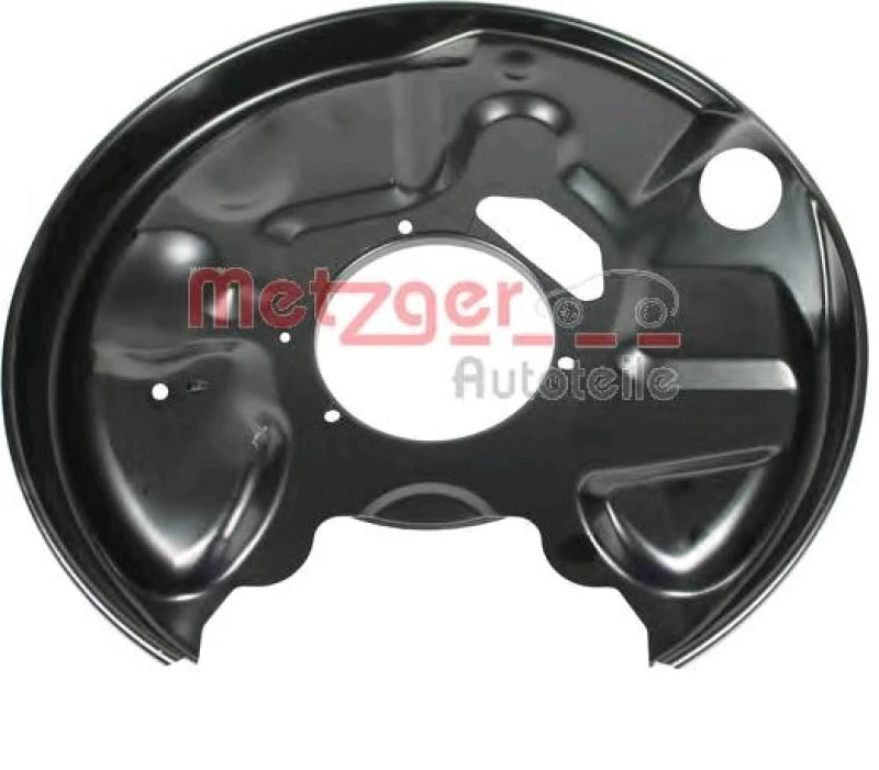 Image of METZGER 6115033 Brake Disc Back Plate Rear Axle Left Sheet Steel Splash Panel,brake disc (1330)