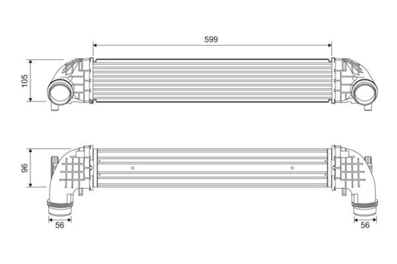 Image of Intercooler VALEO 818698