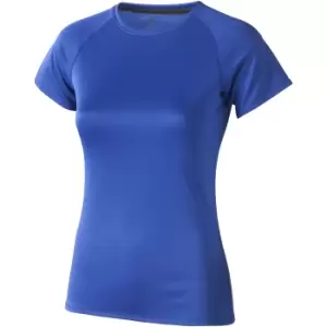 Image of Elevate Womens/Ladies Niagara Short Sleeve T-Shirt (L) (Blue)