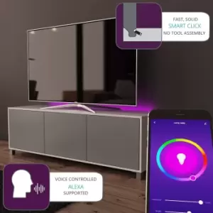 Image of LED Smart Click TV Unit White