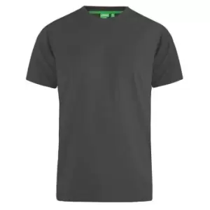 Image of Duke Mens Flyers-2 Kingsize Crew Neck T-Shirt (2XL) (Charcoal Melange)