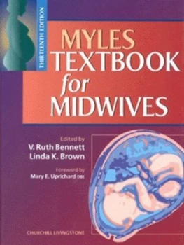Image of Myles Textbook for Midwives by V. Ruth Bennett Hardback