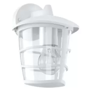 Netlighting Aloria 1 Light Outdoor Wall Lantern White IP44, E27