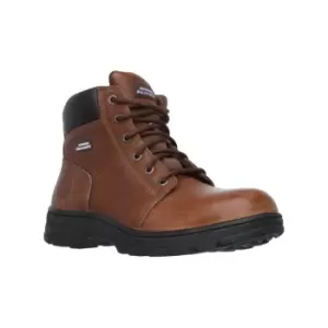 Image of Skechers Mens Workshire Safety Boots (10 UK) (Brown)
