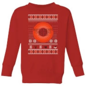 Image of Looney Tunes Knit Kids Christmas Sweatshirt - Red - 9-10 Years