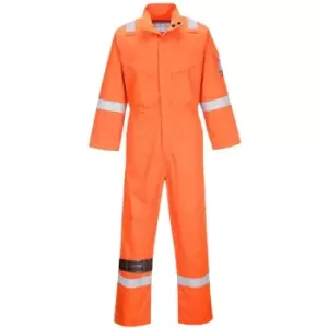 image of Portwest - FR93ORR4XL - sz 4XL Bizflame Ultra Coverall - Orange - Orange