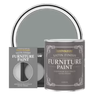 Image of Rust-Oleum Satin Furniture & Trim Paint - ANTHRACITE - 750ml