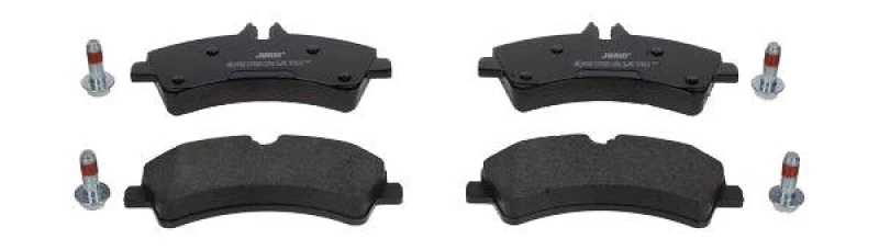 Image of JURID 2921709560 Brake pad set prepared for wear warning indicator, with accessories Brake Pad Set,disc brake (402)