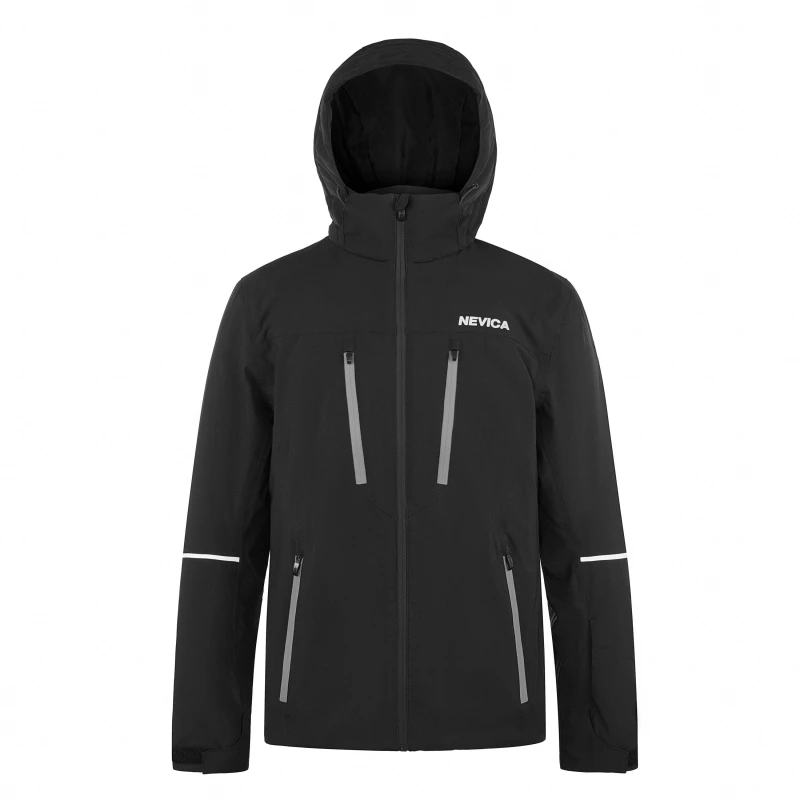 Image of Nevica Mens Meribel Waterproof Windproof Ski Jacket Black male XS