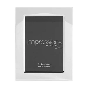 image of 3.5" x 5" - Impressions Silver Plated Photo Frame