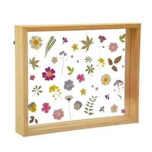 image of Sass & Belle Pressed Flowers Framed Wall Art