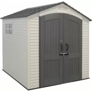 image of Lifetime - 7 Ft. x 7 Ft. Outdoor Storage Shed - Desert Sand