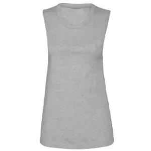 image of Bella + Canvas Womens/Ladies Muscle Jersey Tank Top (M) (Athletic Heather Grey)