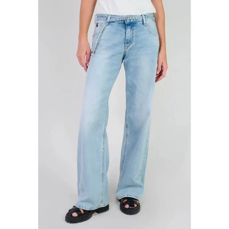 Image of Le Temps des cerises Womens jeans Le Temps des cerises Lauryn Jab Bleu Female 24