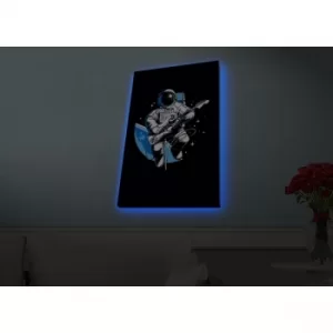 Image of 4570HDACT-102 Multicolor Decorative LED Lighted Canvas Painting