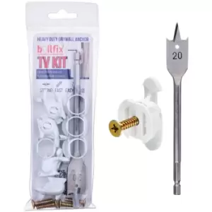 Image of Universal Heavy Duty Plasterboard Fixings - tv Kit - Not Applicable - Bullfix
