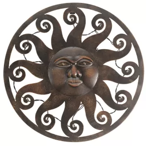 Image of Smart Garden In-Lit Wall DÉCor - Celestial Sun - 12 Warm White Leds