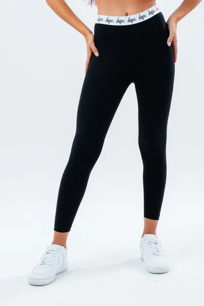 image of Just Hype UK hype girls Black core leggings