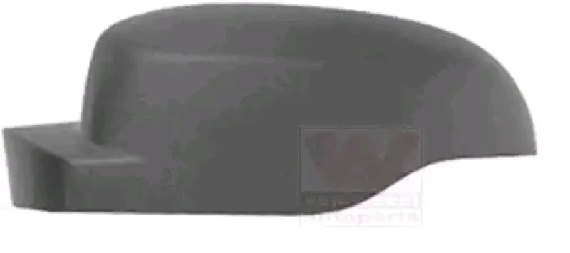 Image of VAN WEZEL 4372841 Cover, outside mirror * HAGUS * Left, black, Rough Cover,outside mirror (23)