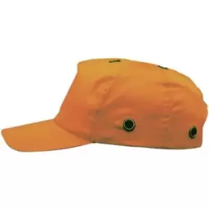 Image of Voss Helme VOSS-Cap 2687-OG Padded baseball cap Orange