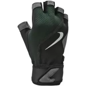 Image of Nike Mens Premium Fingerless Gloves (L) (Black/Grey)