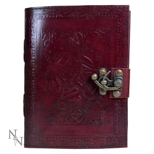 image of Pentagram Leather Journal wlock