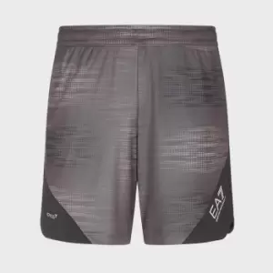 image of EA7 Mens Ventus Shorts - Fancy Black - M