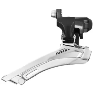 image of Shimano Sora R3000 Double 9-Speed Multi Band Clamp Front Derailleur - Silver