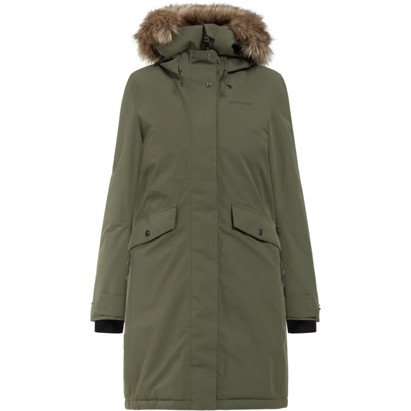 Image of Womens parka Didriksons Erika Vert Female 36