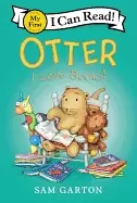Image of otter i love books