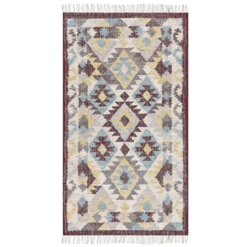 Image of Beliani Rug Fener Multicolour 80 X 150 Cm Jute